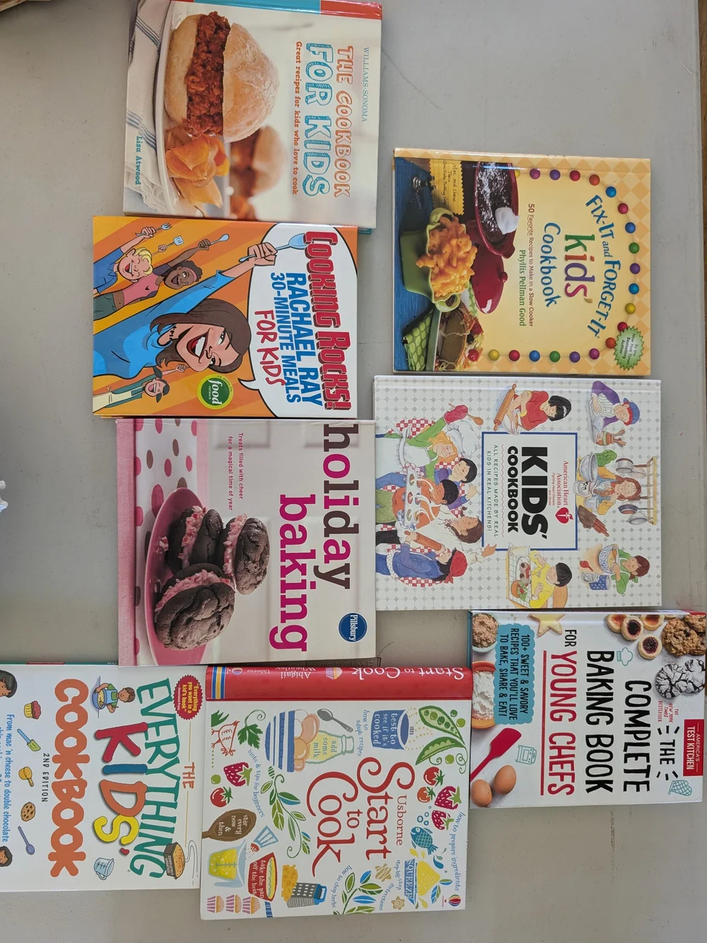 Kids Cookbook Bundle - Lot Of 8 Books All In New To Like New Condition